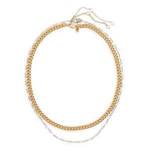 Madewell Set of 2 Mixed Metal Chain Necklaces